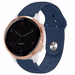 imoshion Bracelet sport en silicone  - Connexion universelle 18 mm - Bleu foncé