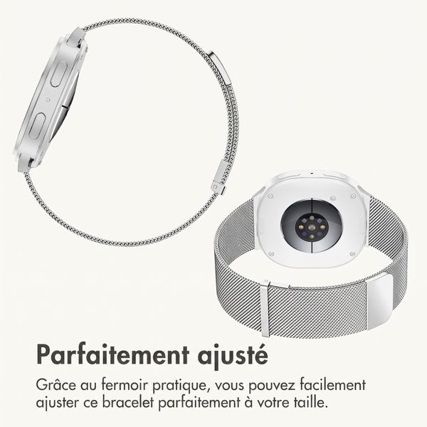 imoshion Bracelet magnétique milanais Samsung Galaxy Watch Ultra 2 (2026) / Ultra (2024/2025) - Argent