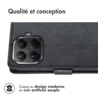 imoshion Étui de télephone portefeuille de luxe Xiaomi 15T Pro - Noir
