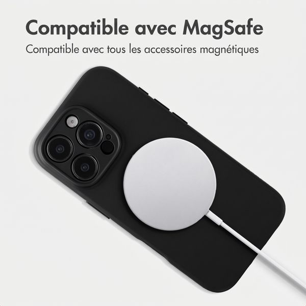 Accezz Coque Grip avec MagSafe Apple iPhone 16 Pro - Noir
