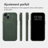 Accezz Coque Grip avec MagSafe Apple iPhone 14 - Vert foncé