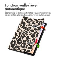 imoshion Coque tablette Design Trifold Xiaomi Redmi Pad 2 Pro / Poco Pad M1 - Leopard