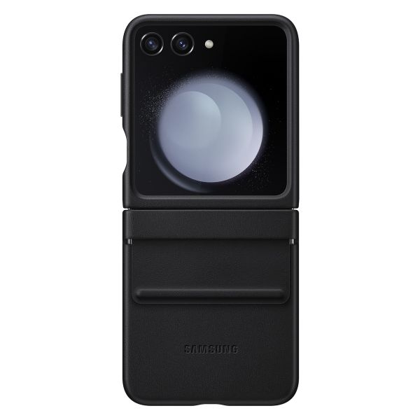 Samsung Étui de liseuse portefeuille en éco-cuir originale Samsung Galaxy Z Flip 5 - Noir