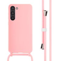 imoshion Coque en silicone avec cordon Samsung Galaxy S23 Plus - Rose