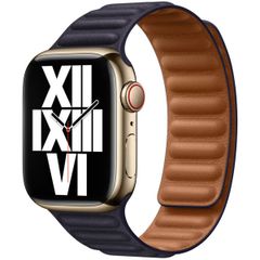 Apple Bracelet Leather Link Apple Watch | 38/40/41/42 mm - Taille M/L - Ink