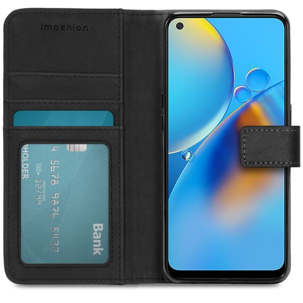 imoshion Étui de télephone portefeuille de luxe Oppo A74 (4G) - Noir