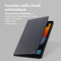Accezz Coque tablette Classic Apple iPad 9 (2021) 10.2 pouces / iPad 8 (2020) 10.2 pouces / iPad 7 (2019) 10.2 pouces - Noir