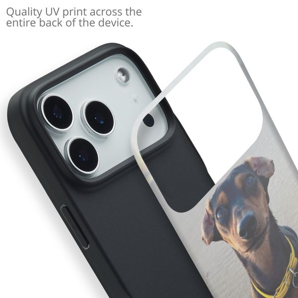 Concevez votre propre coque en gel Apple iPhone 18 Pro Max / 17 Pro Max - Noir
