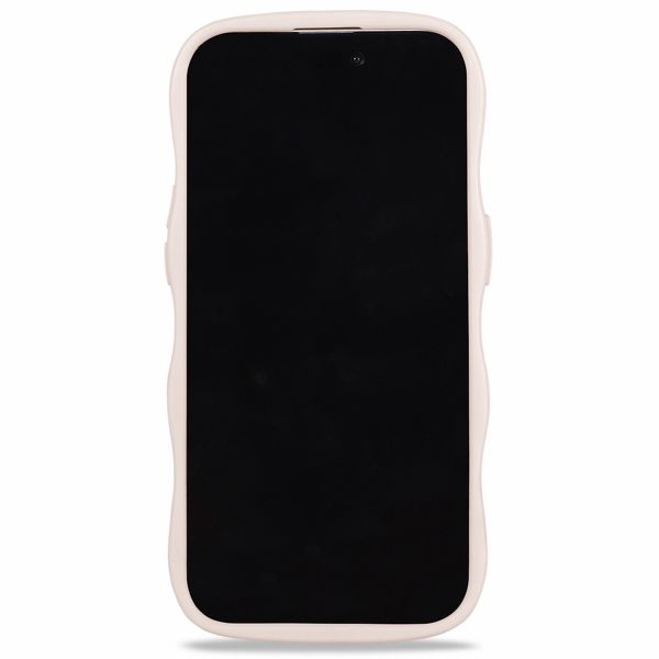 Holdit Coque Wavy Apple iPhone 15 Pro Max - Light Beige / Mirror