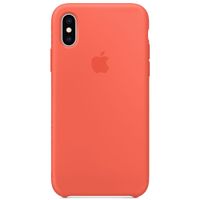 Apple Coque en silicone Apple iPhone X / Xs - Nectarine