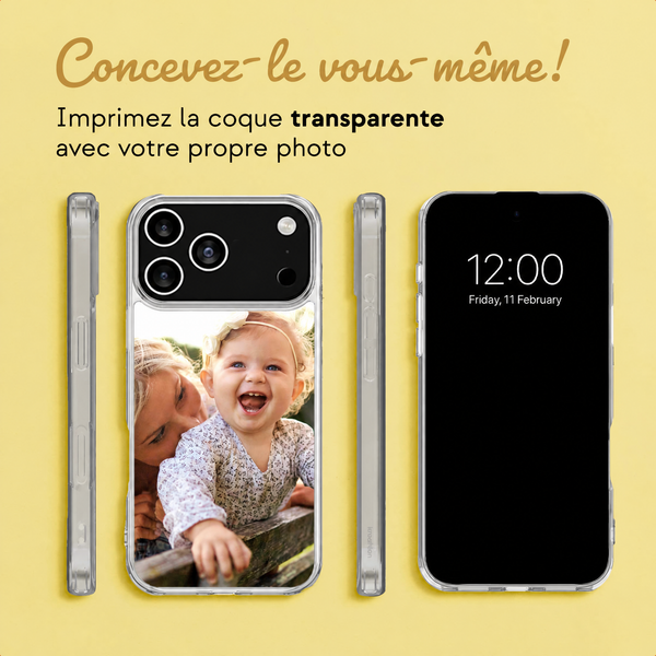 Concevez votre MagSafe Clear Case Apple iPhone 18 Pro / 17 Pro - Transparent