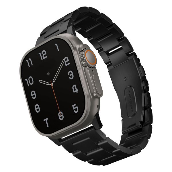 Uniq Bracelet Osta en acier avec maillons auto-ajustables Apple Watch | 44/45/46/49 mm - Midnight Black