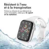 imoshion Bracelet slim en silicone Apple Watch | 44/45/46/49 mm - Blanc