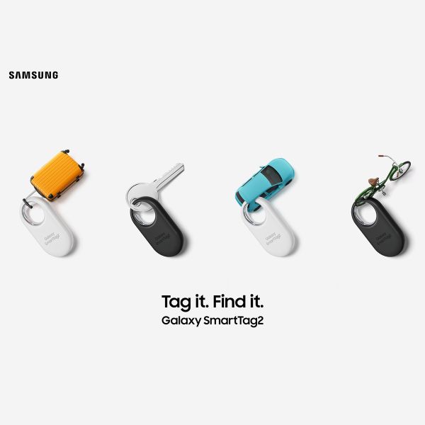Samsung Galaxy SmartTag2 (4 pack) - Noir 2x + Blanc 2x