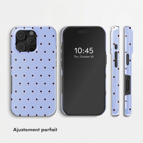 Selencia Coque arrière Vivid Apple iPhone 16 Pro Max - Happy Dots Digital Sky