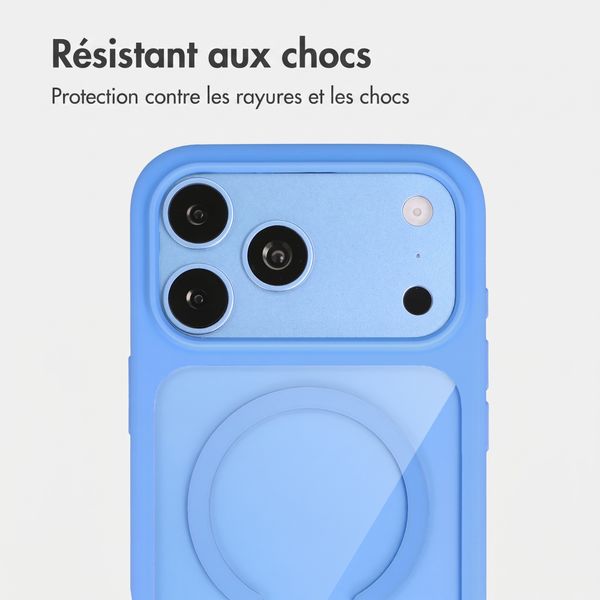 Accezz Coque arrière Hold avec MagSafe Apple iPhone 18 Pro Max / 17 Pro Max - Light Blue
