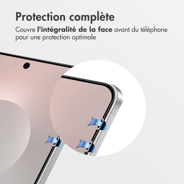 Accezz Protecteur d'écran en verre trempé + Applicateur Samsung Galaxy S25 Edge