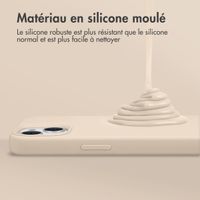 Accezz Coque Liquid Silicone Samsung Galaxy A27 (5G) - Stone