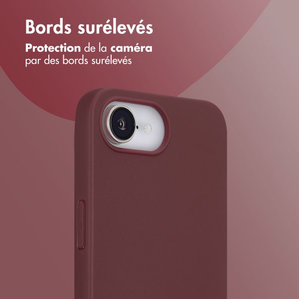 imoshion Coque Couleur Apple iPhone 17e / 16e - Wine Red