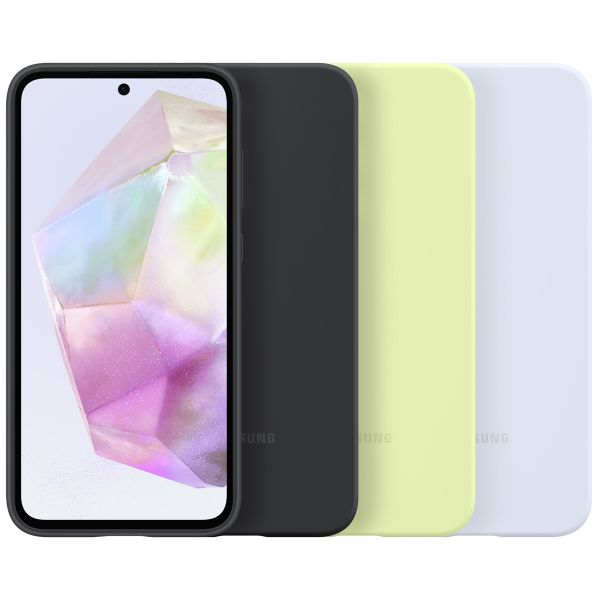 Samsung Original Coque en silicone Samsung Galaxy A35 - Lime