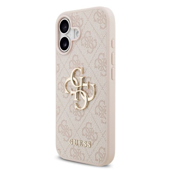 Guess Coque 4G Metal Logo Backcover Apple iPhone 17 - Rose