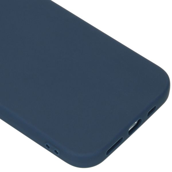imoshion Coque Couleur Apple iPhone 12 (Pro) - Bleu foncé