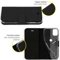 Accezz Étui de télephone Wallet Motorola Moto G100 - Noir