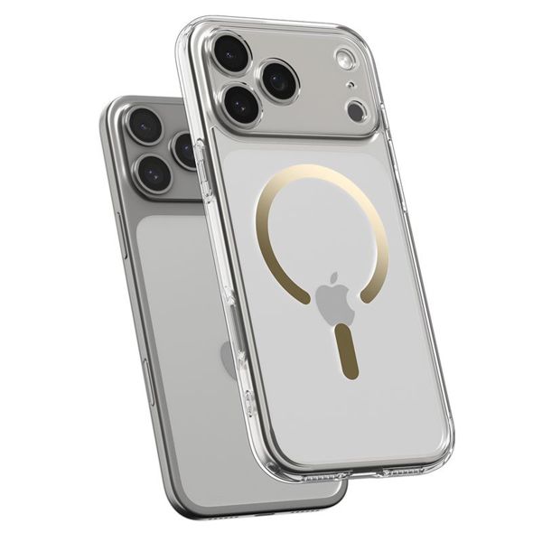 Spigen Coque Ultra Hybrid MagSafe Apple iPhone 17 Pro Max - Clear Gold