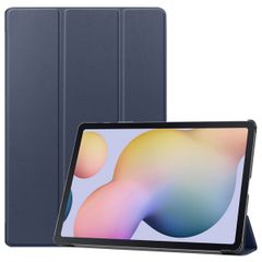 imoshion Coque tablette Trifold Samsung Galaxy Tab S8 Plus / S7 Plus / S7 FE 5G - Bleu foncé