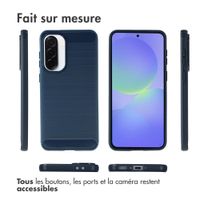 imoshion Coque Brushed Samsung Galaxy A37 (5G) - Bleu foncé