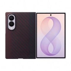 Samsung Coque Carbon Magnet Samsung Galaxy Z Fold 8 - Red