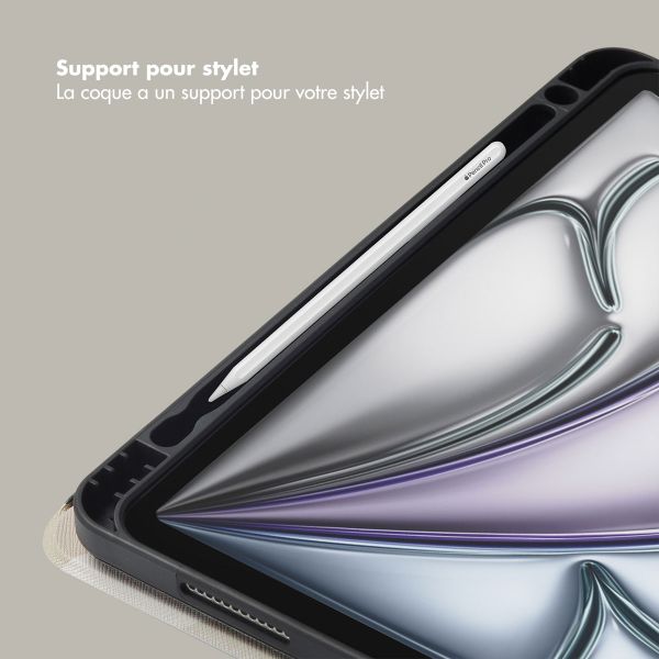 Selencia Coque tablette Vivid Apple iPad Air 11 pouces (2026) M4 / (2025) M3 / (2024) M2 / Air 5 (2022) / Air 4 (2020) - Desert Waves Beige