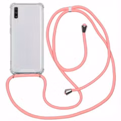 imoshion Coque arrière transparente avec cordon Samsung Galaxy A70 - Rose
