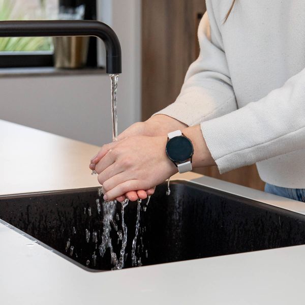 imoshion Bracelet sport en silicone Oppo Watch 46 mm - Blanc