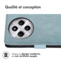 imoshion Étui de télephone portefeuille de luxe Xiaomi Redmi 14C - Bleu clair