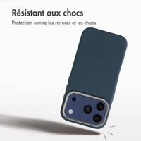 Accezz Coque arrière Mesh avec MagSafe Apple iPhone 17 Pro - Bleu foncé