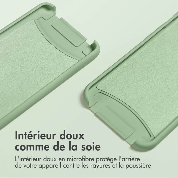 imoshion Coque de couleur avec cordon amovible Apple iPhone 13 Pro - Vert
