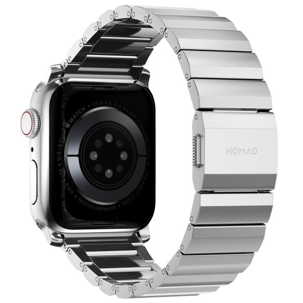 Nomad Bracelet à maillons magnétiques en acier Apple Watch | 44/45/46/49 mm - Silver