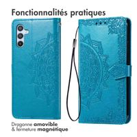 imoshion Etui de télephone Mandala Samsung Galaxy A36 - Turquoise