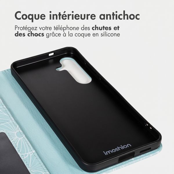 imoshion Étui de télephone portefeuille Design Samsung Galaxy S25 - Botanica
