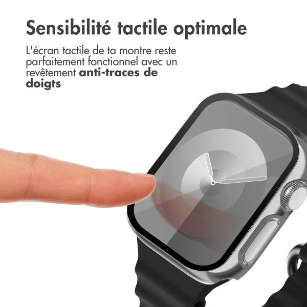 imoshion Coque rigide brillante à couverture complète Apple Watch 1 / 2 / 3 - 38 mm - Argent
