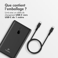 imoshion Powerbank 20 000 mAh - Quick Charge et Power Delivery - 100W - Noir
