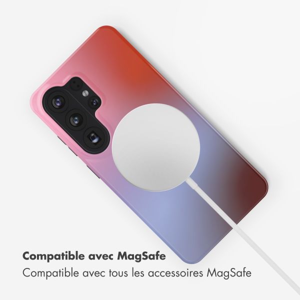 Selencia Coque arrière Vivid avec MagSafe Samsung Galaxy S26 Ultra - Gradient Soft Blush