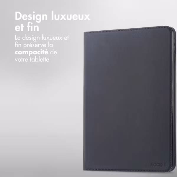 Accezz Coque tablette Classic Apple iPad Air 11 pouces (2026) M4 / (2025) M3 / (2024) M2 / Air 5 (2022) / Air 4 (2020) - Noir