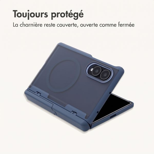 imoshion Color Guard avec MagSafe et support Samsung Galaxy Z Fold 8 - Bleu foncé
