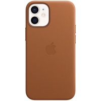 Apple 4 Pack Coque Leather Apple iPhone 12 Mini - Red + Saddle Brown + Baltic Blue + Black