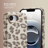 Selencia Coque Sabi imprimé panthère avec MagSafe Apple iPhone 17e / 16e - Soft Ivory