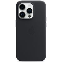Apple Coque Leather MagSafe Apple iPhone 14 Pro - Midnight