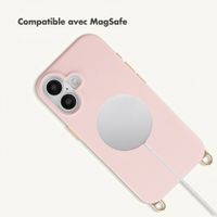 Selencia Coque arrière Rivièra avec MagSafe avec crochets amovibles Apple iPhone 17 - Sorbet Pink
