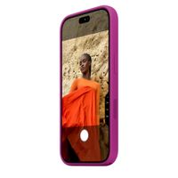 Apple Coque en silicone avec MagSafe Apple iPhone 18 Pro - Magenta